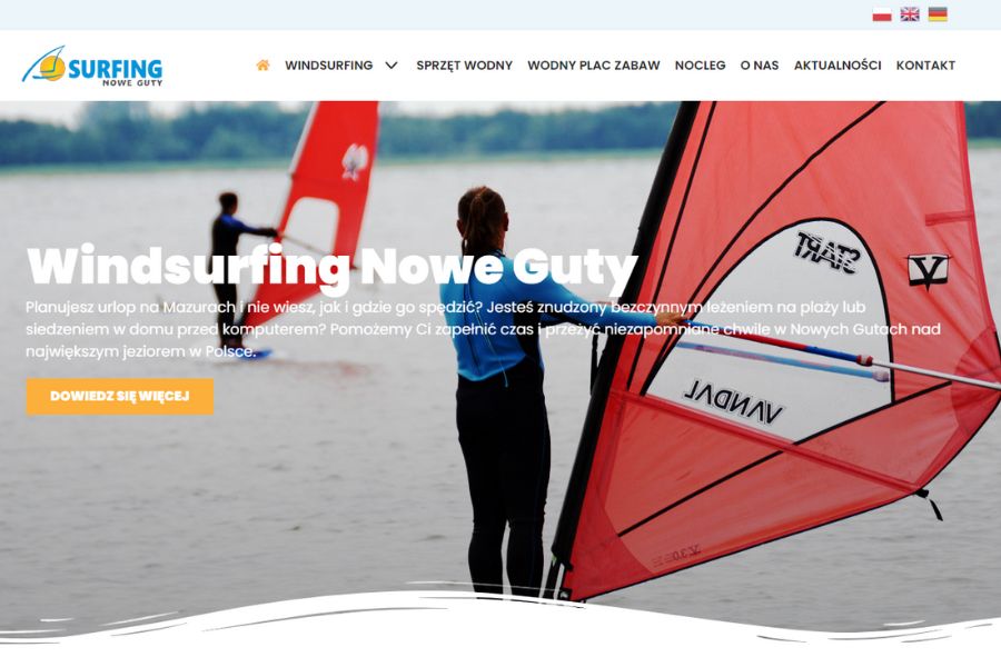 Szkoła Windsurfingu Surfing Nowe Guty